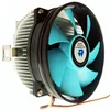 Cpu fan am amd and intel heatsink with 9.5cm quiet 20db fan 3 or 4 cables connector with good cooling performance