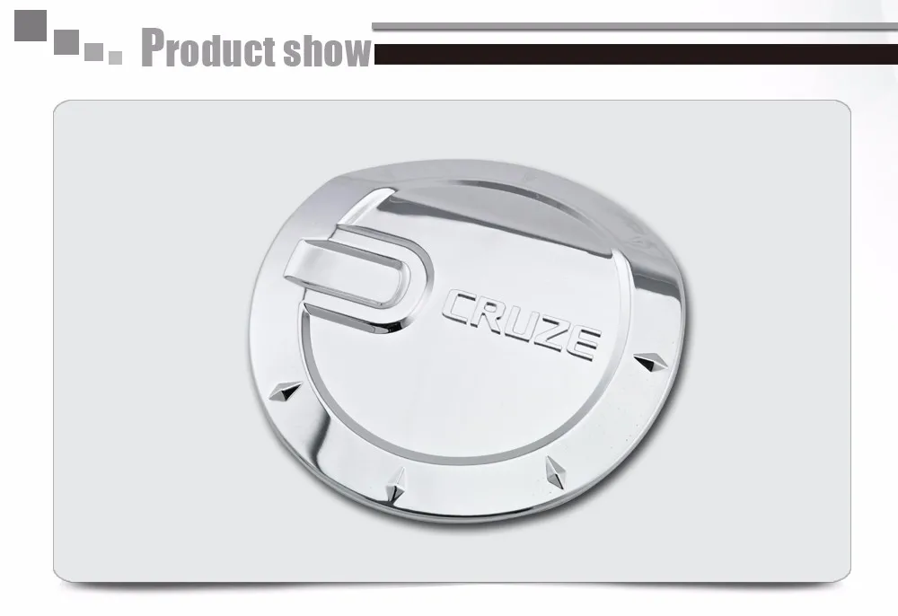 FOR CHEVY CRUZE 2008 09 2010 11 2012 2013 CHROME GAS TANK FUEL DOOR COVER
