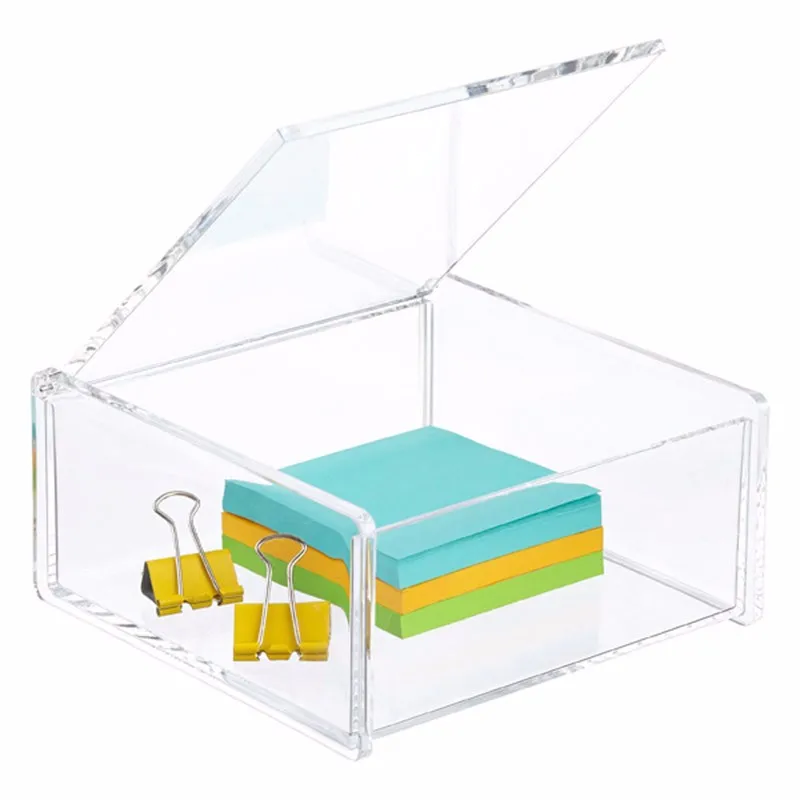 Small Clear Acrylic Storage Boxes With Hinged Lid Buy Acrylic Boxes