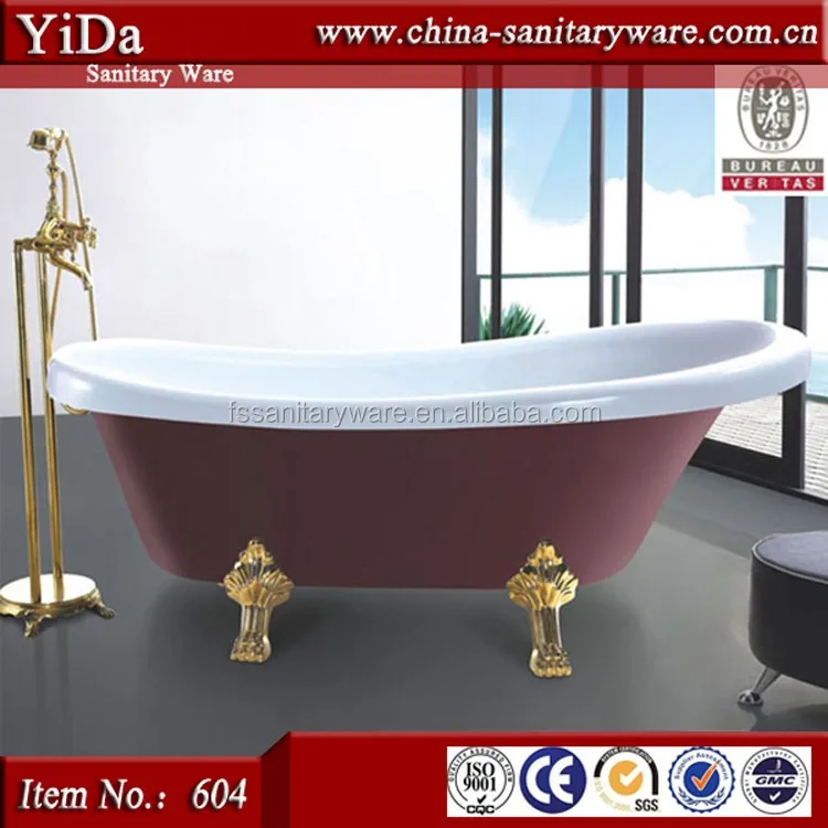 acrylic pedestal tub