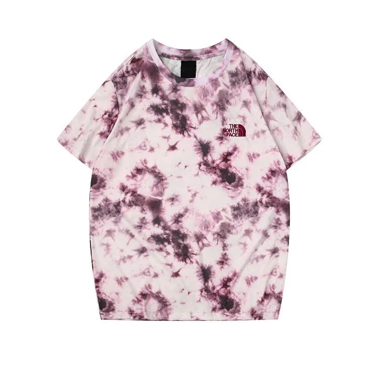 

Hip Hop Tie Dye Oversize T Shirt Unisex, Blue/yellow/purple