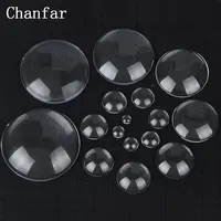 

6mm 8mm 10mm 12mm 16mm 18mm 100PCS/Lot Clear Flat Round Domed Glass Cabochon