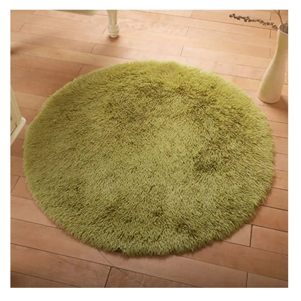 FUT 2-3 Business Days Fast Delivery Multi Colors Carpet Floor Mats Oval Braided Rug Fluffy Rugs Anti-Skid Shaggy Area Rug
