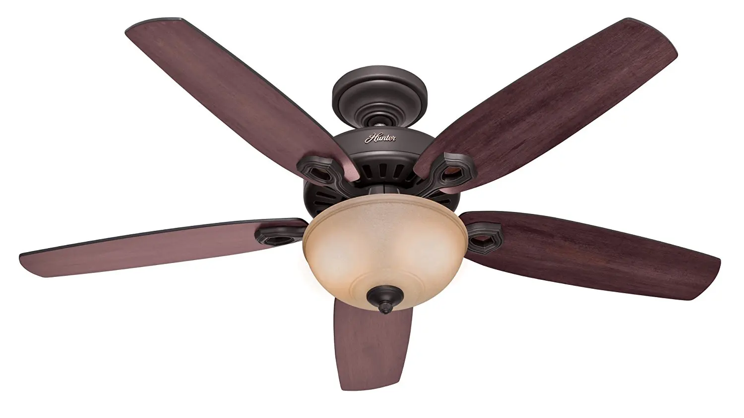 Buy Hunter 53091 Builder Deluxe 5 Blade Single Light Ceiling Fan