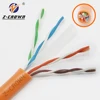 Flexible 4 pair 23awg 1000ft CAT6 UTP Transmission Network Cable