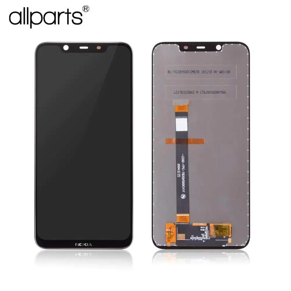 6.18" Original Display For Nokia 8.1 LCD Display Touch Screen for Nokia X7 Display LCD Digitizer 7.1 Plus TA-1131