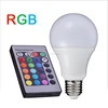 TOP Quality 3W 5W 10W E27 RGBW led bulb with 2 years warranty