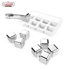 Stainless Steel Reusable Ice Cubes Drink Chillers Whiskey Stones w/ Tongs LFGB and FDA certifications