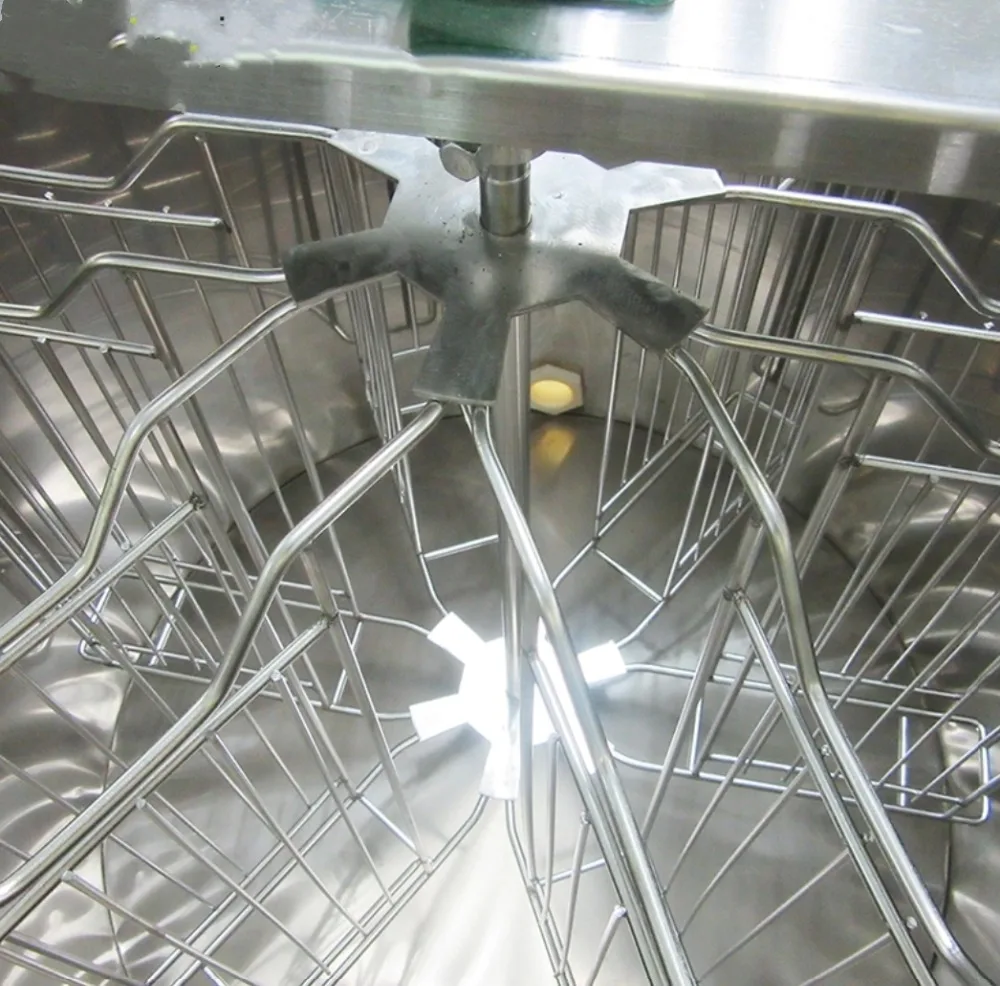 
Wholesale Stainless Steel 4 Frames Manual Honey Extractor 