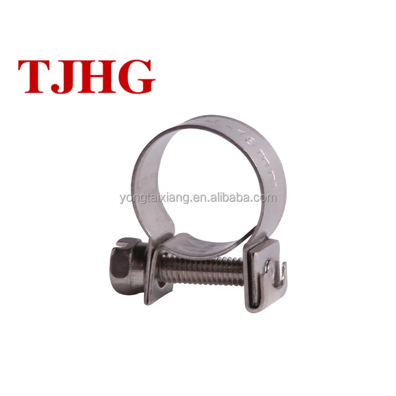 
7mm high torque iron galvanized mini hose clamp 