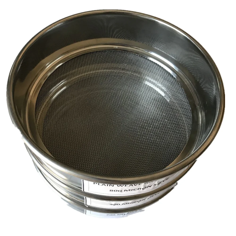 Tamis Jardin En Inox - Diamètre 35 Cm, Hauteur 5 Cm - Pour Terre, Sable, Compost - Multi-usages