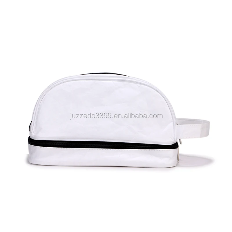 product-750-750 Fashion lightweight Water Resistant tyvek paper cosmetic bag Custom eco friendly waterproof tyvek toiletry bag for men