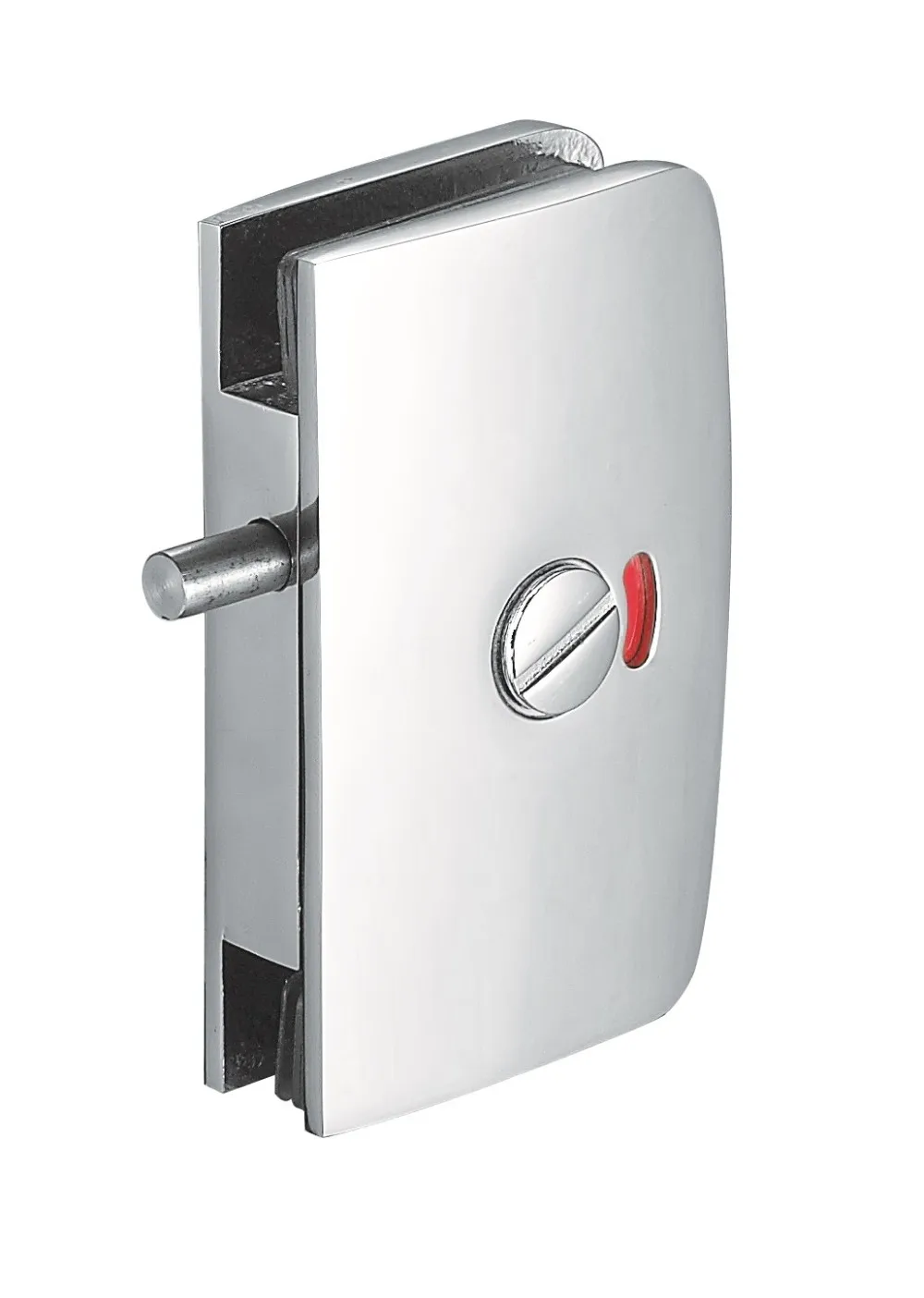 shower room/bathroom frameless glass door latch locking, stainless