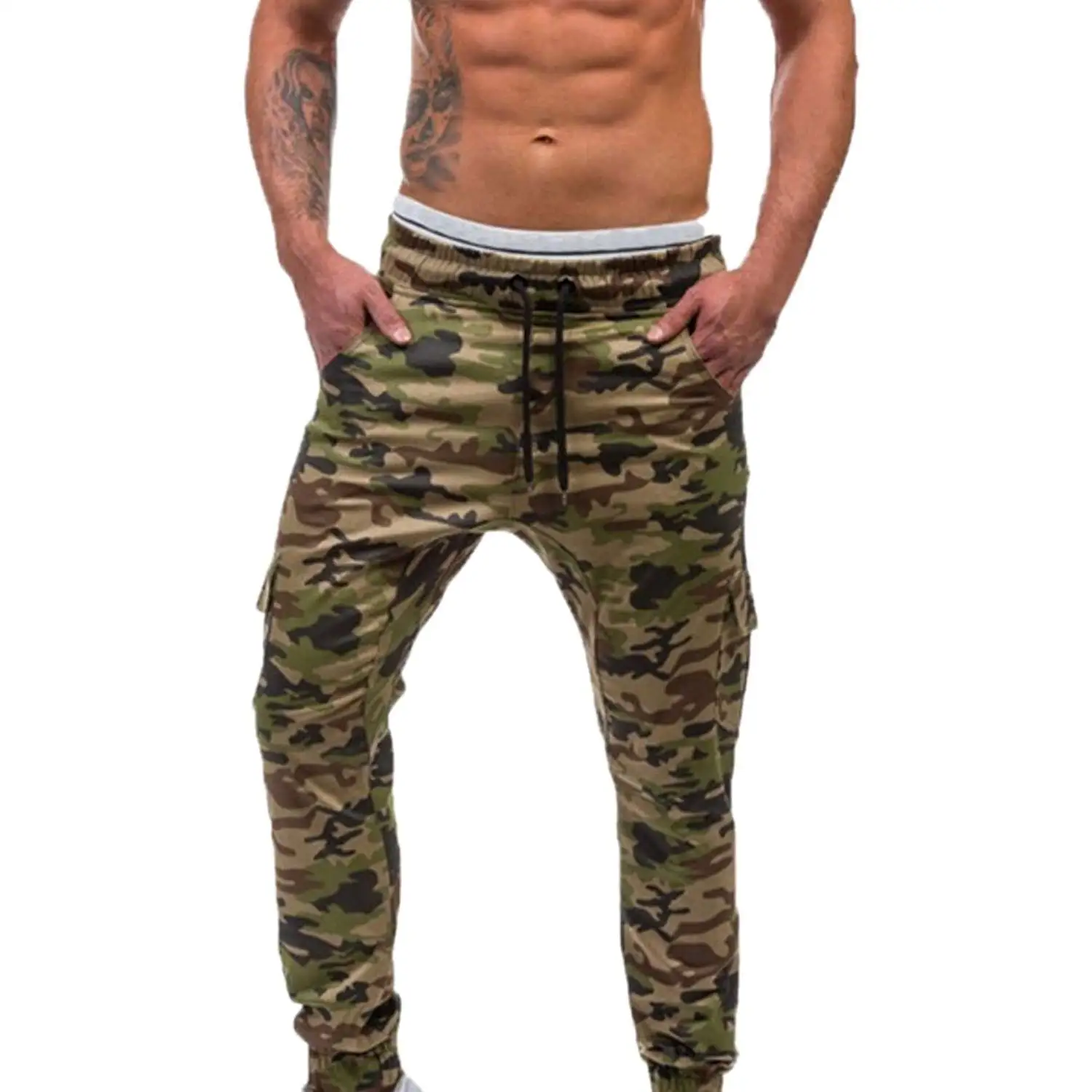 cheap camo joggers