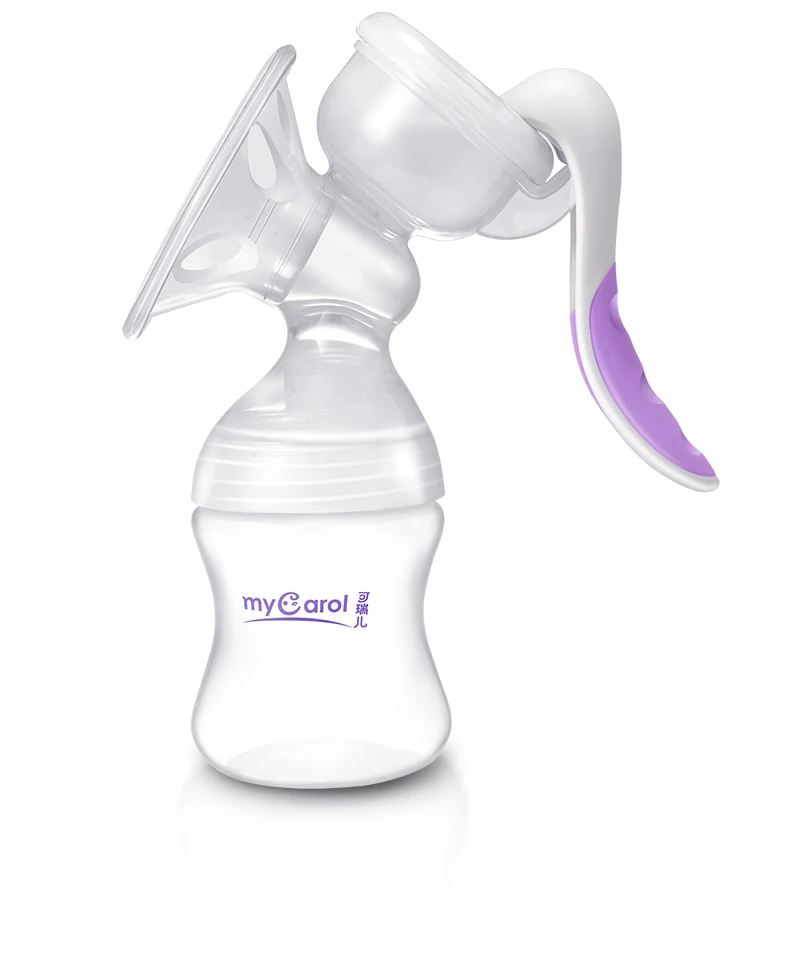 
MyCarol High Quality Baby Milk Silicone Manual Breast Pump Comfort Single Manual breast pump 