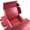 Professional manufacturer Wholesale Custom Corrugated Packaging Box Pink Cosmetic Posting Box