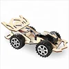 Creative Racing car DIY creative manual electric wooden assembly scientific model intellectual development toys