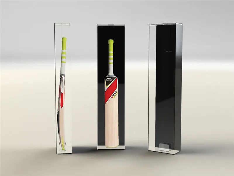 Factory Custom Clear Mini Display Stand For Cricket Bat Acrylic Perspex