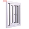 window models for bedroom and pvc sliding double glass window with blind inside made in china