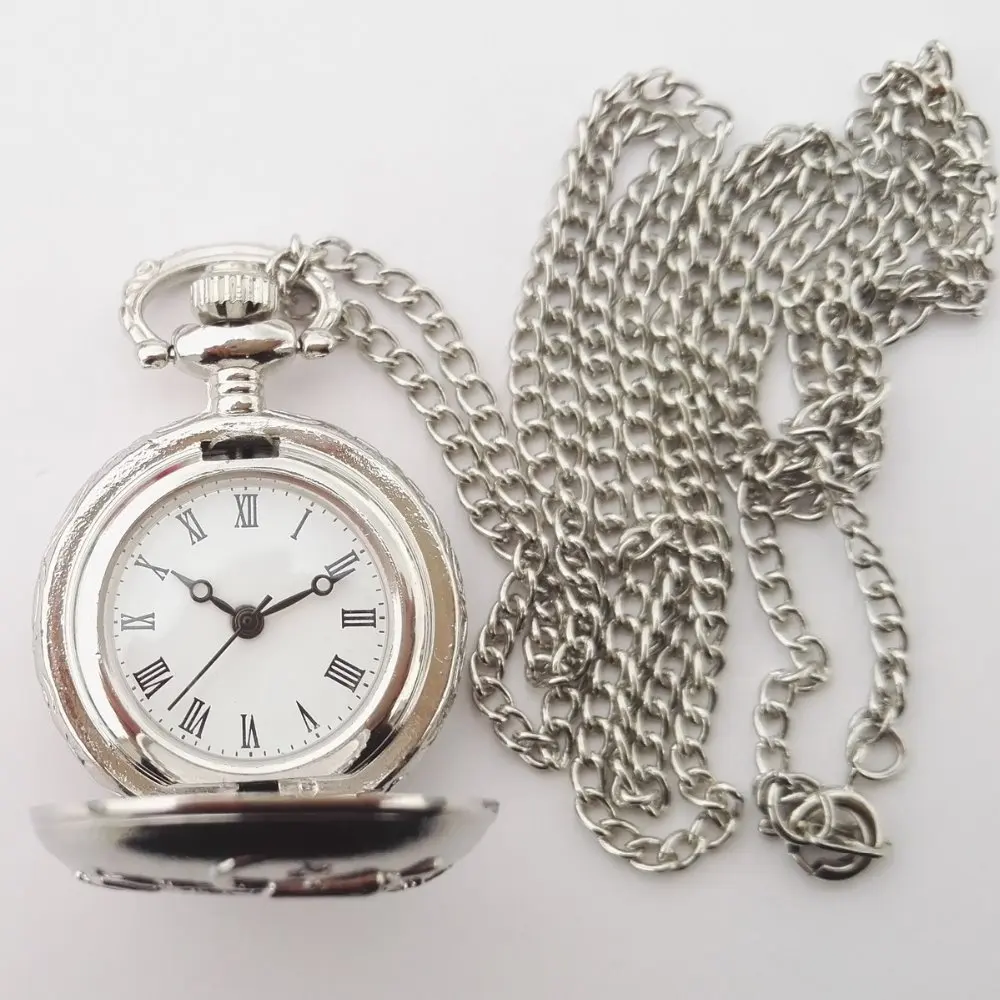 
Small pocket watch with train cheap quartz pocket watch with chain 