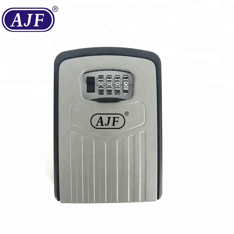 AJF New arrival 4 digits wall mounted combination key security box waterproof with master key