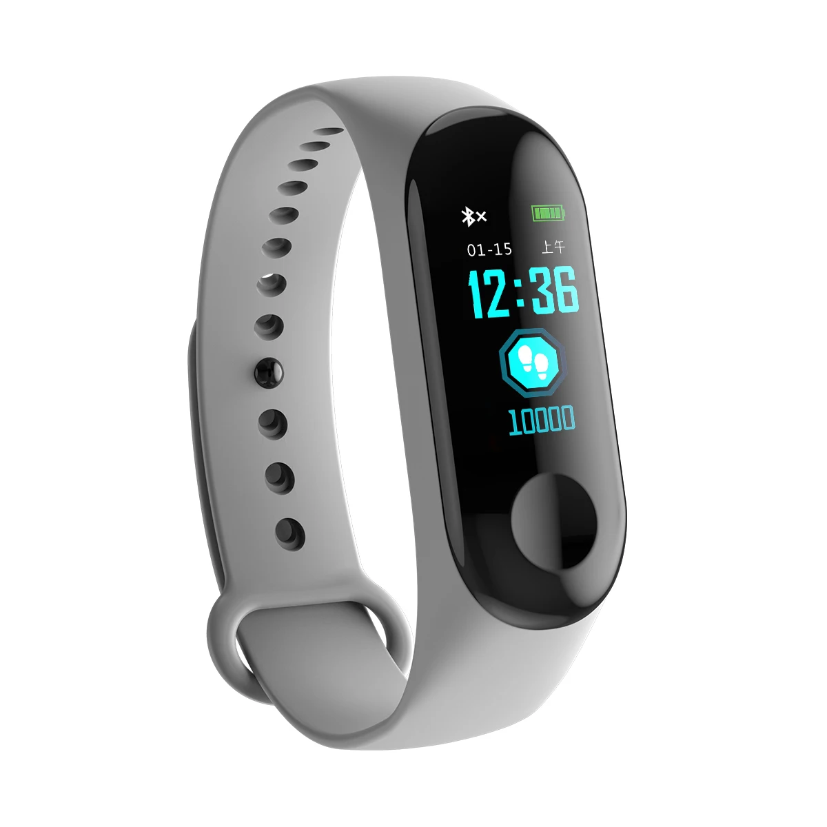 IP68 Waterproof heart rate oxygen blood pressure monitor fitness tracker watch smart bracelet M3C
