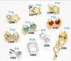 Hot sale beauty Korea alloy crystal jewelry nail art 3D butterfly nail accessories nail art decoration