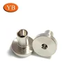 Custom Size Zinc Plating Cnc Threaded Flange Bushing