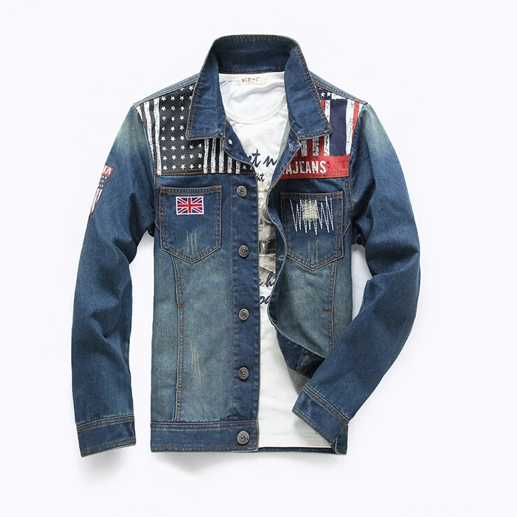 Compra estados unidos bandera de chaqueta online al por