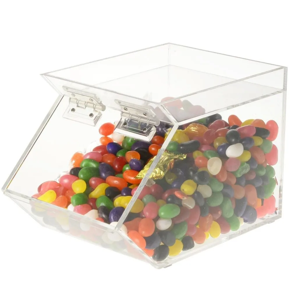 Clear Acrylic Stackable Candy Bin Candy Storage Container,Dispenser