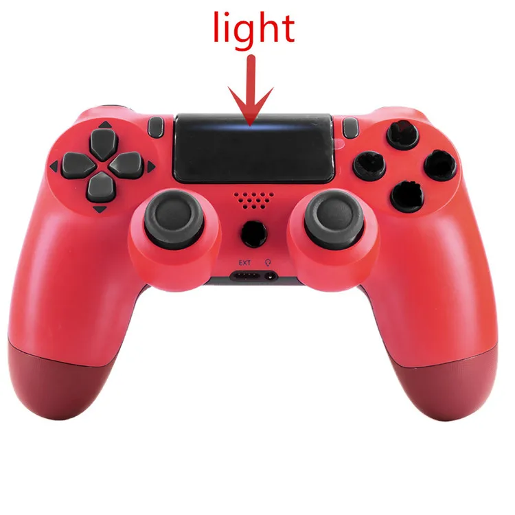 

V2 version wireless gamepad joystick for ps4 game controller with light, Black;white;red;blue;gold