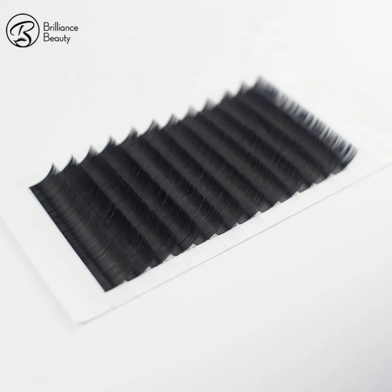 

0.15mm premium silk real lashes custom packaging