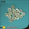 DIAN 18L White & Black MOP Shell Button For Shirt, Shirt Button