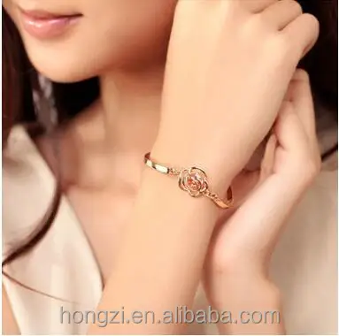 

2020 Jewelry wholesale fashion roses hand-chain fine camellia bracelet