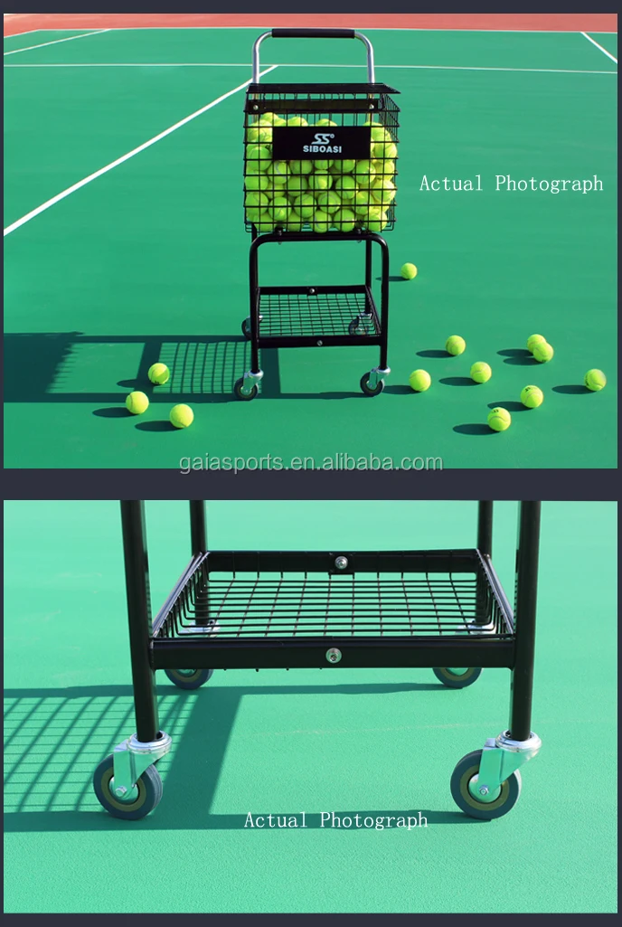 Hot Sale Steel Protable Tennis Ball Teaching Cart (holds 350balls) With