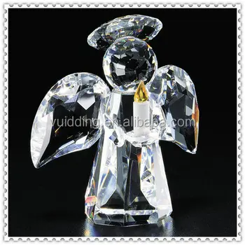 Optical Glass Crystal Angel Figurine For Christmas Gifts - Buy Crystal