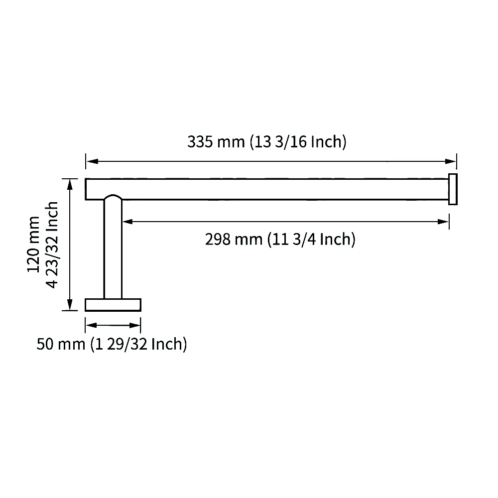 
SUS 304 Stainless Steel Kitchen Paper Towel Holder Storage Rustproof for 11-Inch Long Tissue Roll Dispenser Hanger Contemporary 