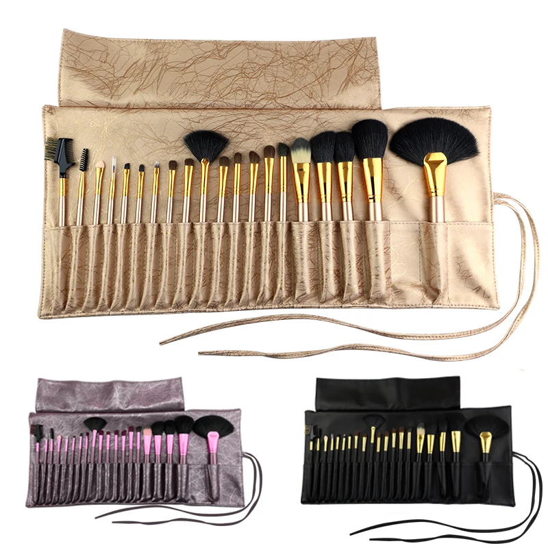 

HappyMakeup Brand Cosmetics 20pcs High quality makeup brush set with Low MOQ, Optional