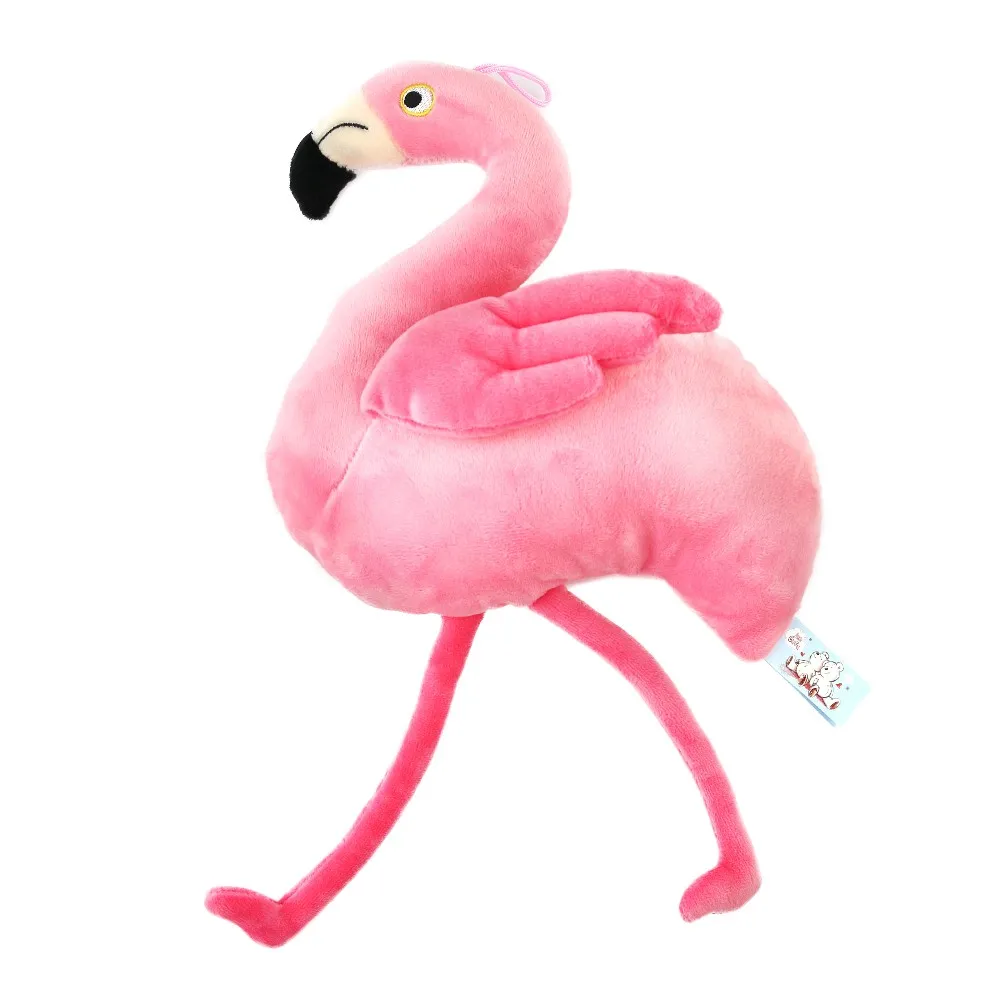 large stuffed pink flamingo