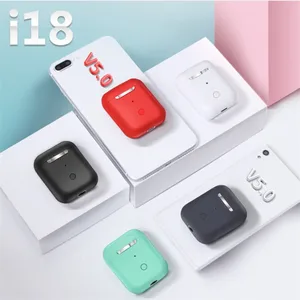 Super Bass True Stereo Wireless Mini Earbuds i18