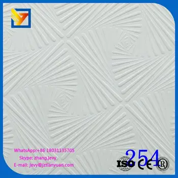 Variety Patterns Pvc Laminated Gypsum Ceiling Board Aluminium Foil Back With Great Price Buy Pvc Laminated Gypsum Ceiling Board With Aluminium Foil