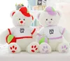 valentine's day plush teddy bear ,children plastic camera mother baby plush toy
