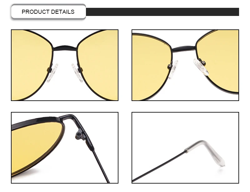 Hot selling 2019 Clear Round  Metal Frame UV400 Men Woen Sunglasses