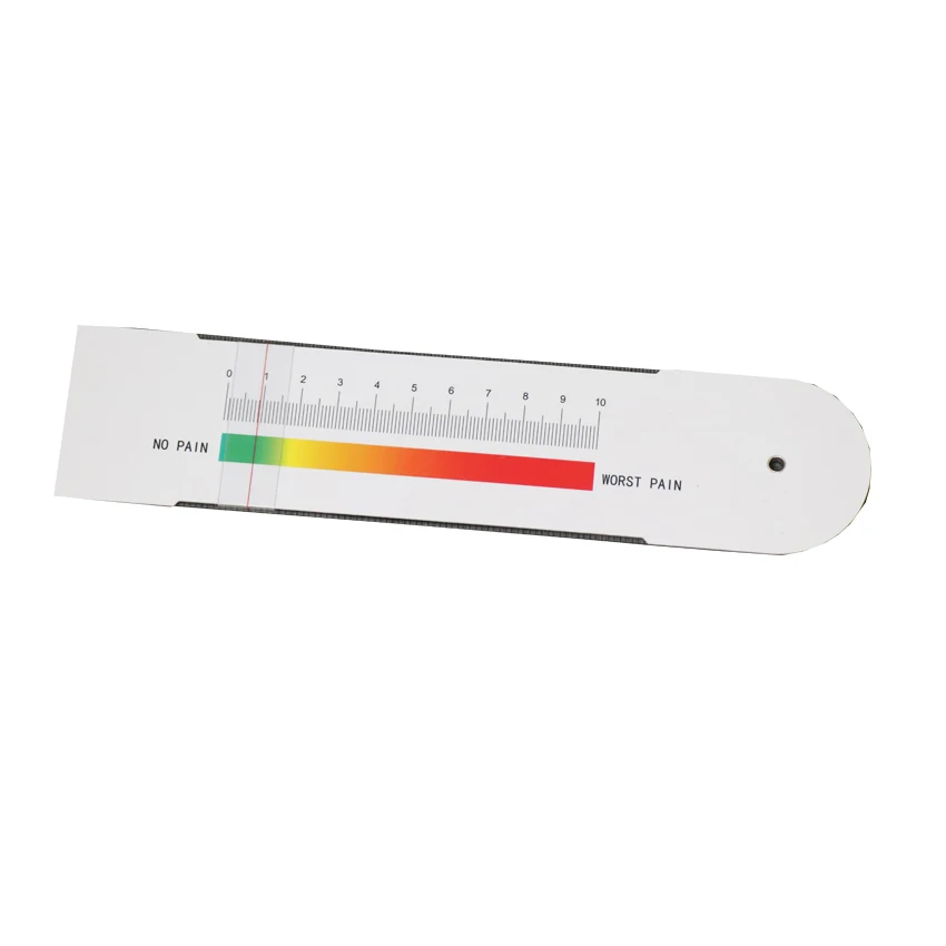 spinal goniometer with pain scale ruler bone measuring