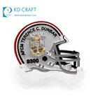 Bonita decorativa pewter esculpido logotipo legal do cr&acirc;nio do pirata de metal personalizado moeda para o presente de feriado