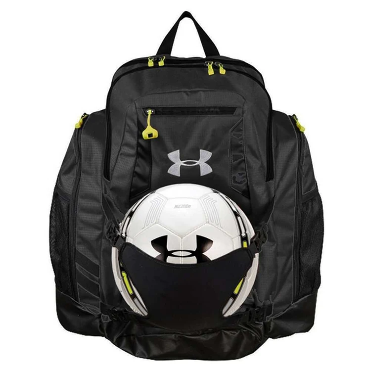 black soccer bag