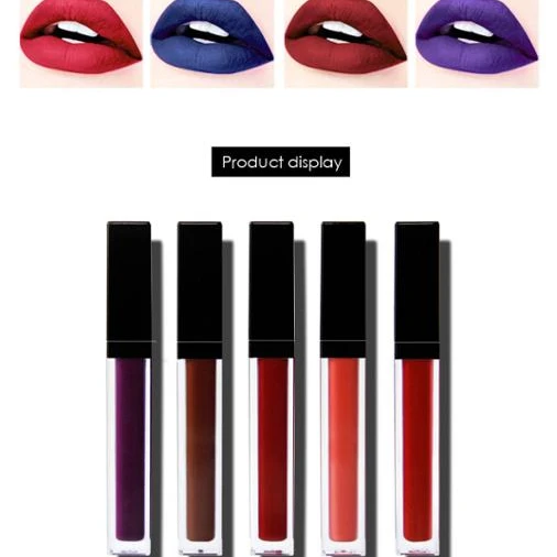 

Ownest 43 Colors Matte Velvety Liquid Lipstick Set,Waterproof Long Lasting Non-Stick Cup Liquid Lipgloss Beauty Cosmetics Makeup, 43colors