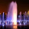 Large outdoor decoration swing dancing musical water fountain