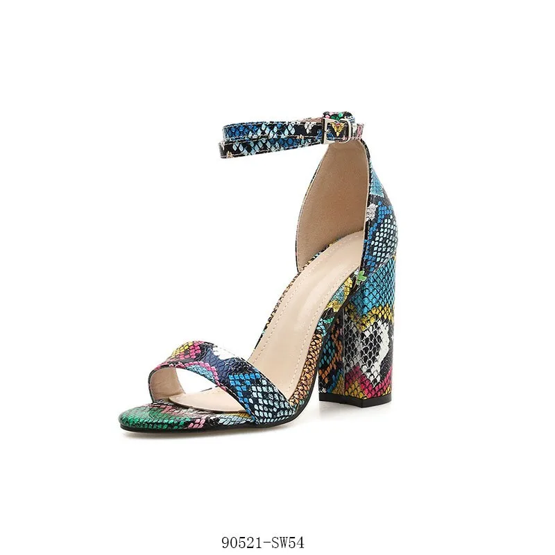 rainbow snakeskin heels