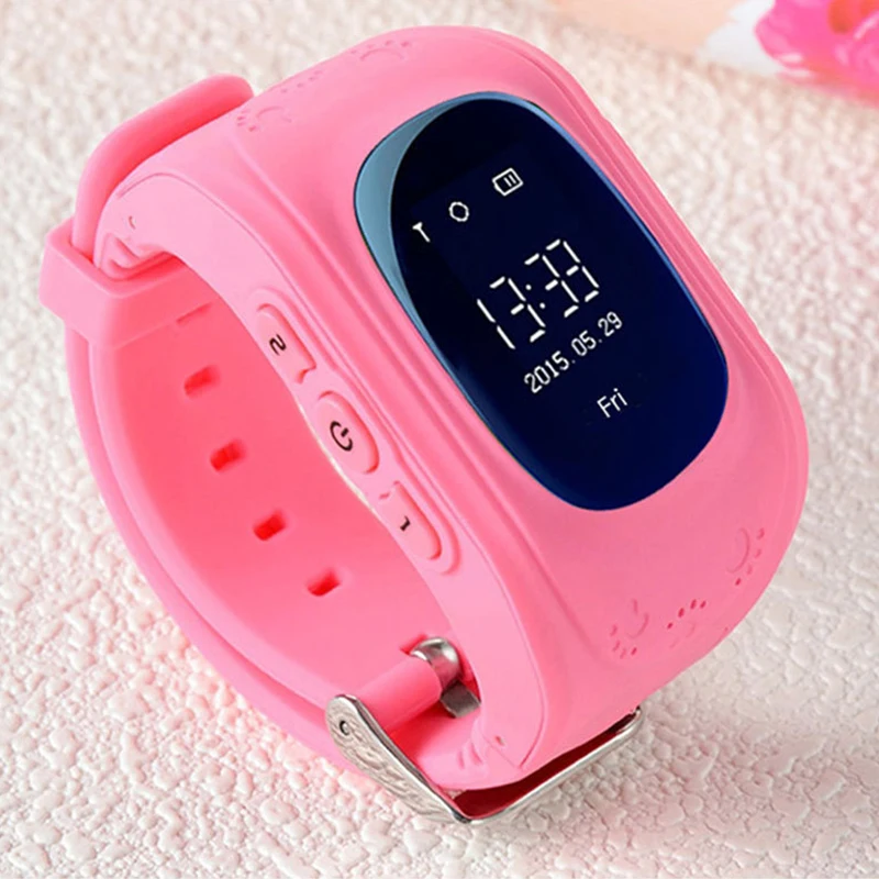 Kids Watches Q50 SOS Call GSM GPRS GPS Smart Baby Watch Track Watch Location Tracker Smart Watch for Child Boys Girls